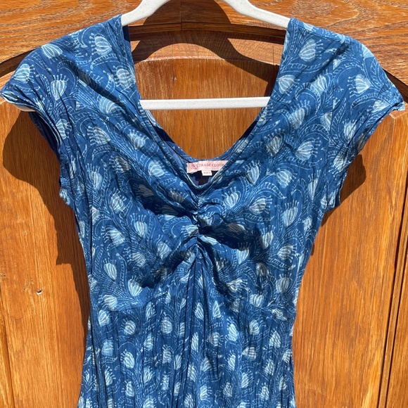 Paloma Dress, Short, Cap Sleeve,  Tula Indigo (Size XXS) - Picture 3 of 9